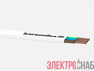 Провод ПБВВГ 3х1.5 250В Б (уп.100м) ЭЛЕКТРОКАБЕЛЬ НН 000007147