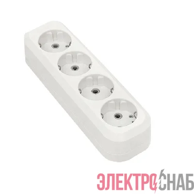Колодка удлинителя 4-м с заземл. 16А Эксперт 3.5кВт EKF AKB16-4