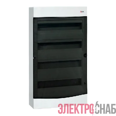 Щит распределительный навесной Unix 4x18мод. IP41 прозр. дверь PROxima EKF ux-4x18-n