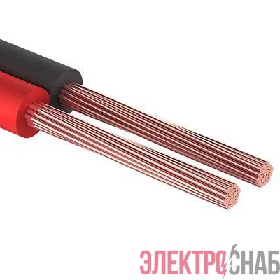 Кабель Stereo 2х1.50 красн./черн. (уп.5м) Rexant 01-6106-3-05