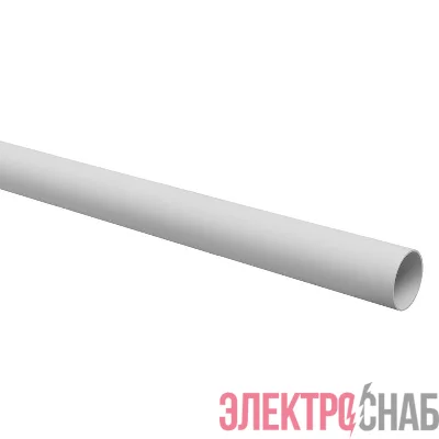 Труба гладкая ПВХ жесткая легкая d16мм сер. (дл.3м) TOKOV ELECTRIC TKE-THG-PVC-16-3-C06