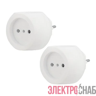 Разветвитель 3-м 6А Шар бел. (уп.2шт) Rexant 11-1063-2