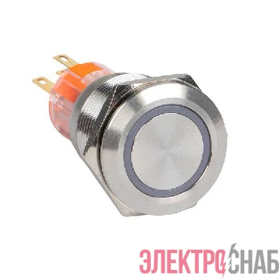 Кнопка S-Pro67 19мм с фикс. с бел. подсветкой 230В PROxima EKF s-pro67-251