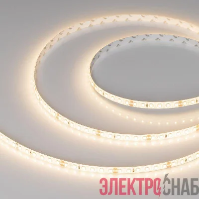 Лента светодиодная RTW-SE-A120-8mm 24V Warm 3000К 9.6Вт/м IP65 2835 герметичная (уп.5м) Arlight 014679(2)