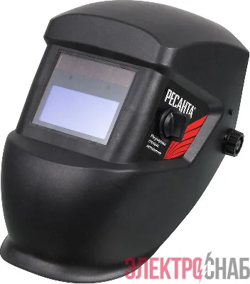 Маска сварочная МС-2 (с регулир. чувств.и и задержки времени; задержка откр. 0.15/0.8с; сенсор чувств. перем.; светофильтр ТСК 4000 "шлифовка") Ресанта 65/14Штука