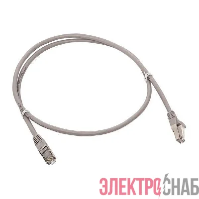 Патч-корд кат.5E FTP экранир. LSZH сер. 2.0м TERACOM PRO EKF TRP-5EFTP-LSH-2M-GY