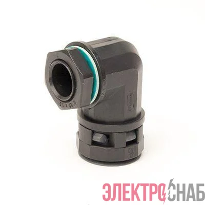 Комплект монтажный муфта 90град. труба-коробка DN 23мм М25х1.5 полиамид черн. DKC PACN23M25N