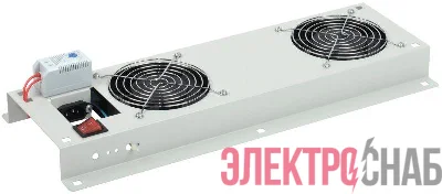 Панель вентиляторная с выключателем и термостатом 2 мод. сер. ITK FM35-22M