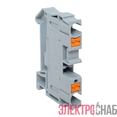 Колодка клеммная 6 Push-in пружинная сер. EKF PIT-6