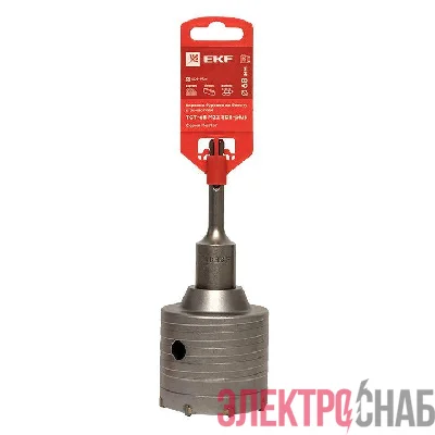 Коронка буровая по бетону с оснасткой TCT-68 М22 SDS-plus Master EKF tct-68-m22