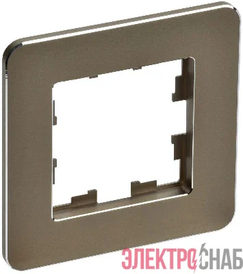 Рамка 1-м BRITE РУ-1-1-Бр метал. латунь RE IEK BR-M12-M-01-K49