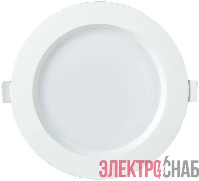 Светильник светодиодный ДВО 1702 12Вт 4000К IP40 круг бел. IEK LDVO0-1702-12-4000-K01