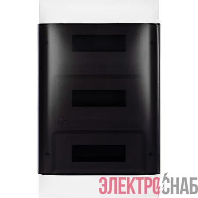 Щиток пластиковый встраиваемый Practibox S 3х12 дым. дверь Leg 135553