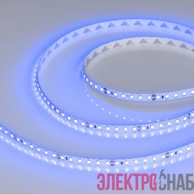 Лента светодиодная RT-A120-8mm 24V Blue 9.6Вт/м IP20 2835 (уп.5м) Arlight 0087833)