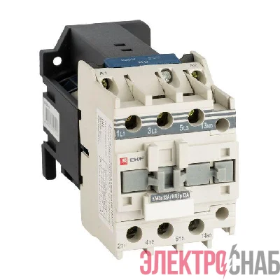 Контактор КМЭп 32А кат. 24В DC 1НЗ PROxima EKF ctr-s-32-24-1nc-p