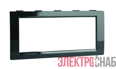 Рамка 4мод. универс. под Brava/VIVA/45х45 черн. DKC F00013B