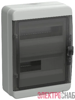 Корпус пластиковый КМПн-24 IP65 черн. прозр. дверь TEKFOR IEK TF5-KP72-N-24-65-K03-K02