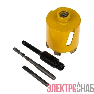 Коронка алмазная по бетону 72мм L=90мм М16 сегмент 10мм Kranz KR-90-0165
