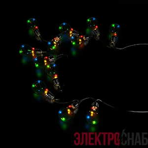 Гирлянда светодиодная садовая "Большие шары" Solar 10LED мультицвет IP44 на солнечн. батарее GAUSS GS035