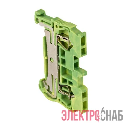Колодка клеммная ST-1.5 земля пружинная EKF plc-jxb-st-1.5-pen