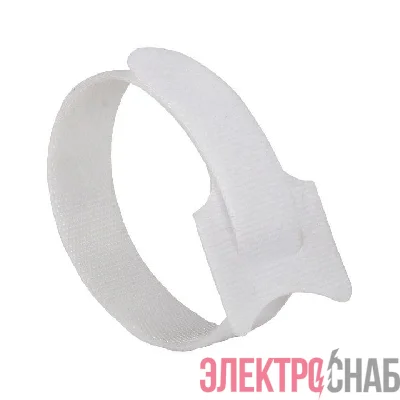 Хомут-липучка 15х210мм бел. (уп.20шт) PROxima EKF hlct-2-w