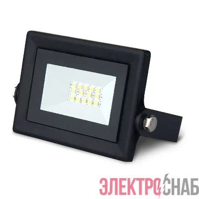Прожектор светодиодный Elementary Led Qplus 10Вт IP65 6500К черн. Gauss 613511310