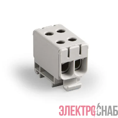 Клемма распред. 1п AL 6-50кв.мм CU2.5-50кв.мм сер. ENSTO KE66R