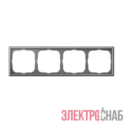 Рамка 4-м ArtGallery универс. сталь SE GAL000904