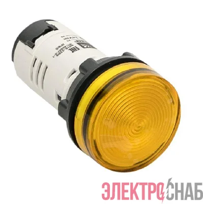 Матрица светодиодная AD16-22HS 24В AC/DC IP65 желт. PROxima EKF ledm-ad16-y-24-65