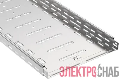 Лоток листовой перфорированный 400х50 L3000 сталь 1мм IEK CLP10-050-400-3