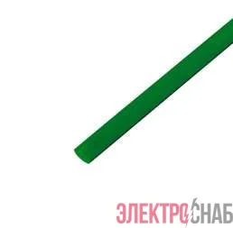 Трубка термоусадочная 3.0/1.5 1м зел. Rexant 20-3003