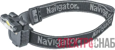 Фонарь аккумуляторный налобный 93 190 NPT-H27-ACCU 1COB LED 3Вт 1 режим аккум. Li-pol 0.5А.ч NAVIGATOR 93190