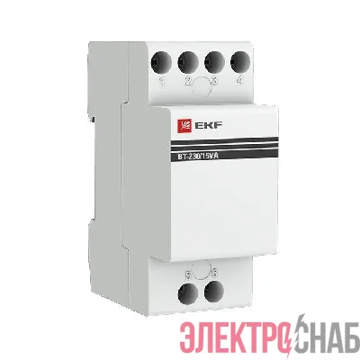 Трансформатор звонковый модульный BT-230В/12-12В 15ВА PROxima EKF bt-230/15va