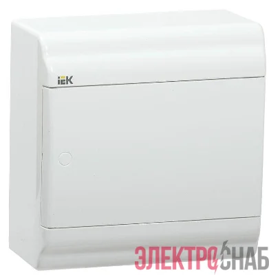 Бокс ЩРН-П-6 мод. навесной пластик IP41 PRIME бел. дверь IEK MKP82-N-06-WD-41-20