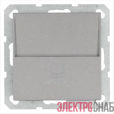 Выключатель карточный 10А IP20 отельный механизм алюм. Jasmart G6209S