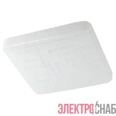 Светильник светодиодный Классик SPB-6-18 Nancy S квадратный потолочный без ДУ ЭРА Б0051092