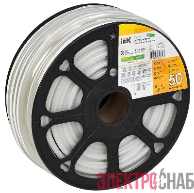 Лента светодиодная &quot;неон&quot; LSR-2835G120-9.6-IP67-220В (уп.50м) IEK LSR5-5-120-67-0-50