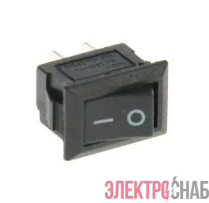 Выключатель клавишный 250В 3А (2с) ON-OFF черн. Micro (RWB-101) Rexant 36-2010