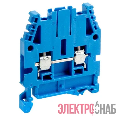 Клемма зажим. CBC.10(Ex)i 10кв.мм син. (уп.100шт) DKC ZCBI10