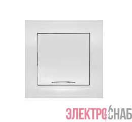 Выключатель 1-кл. СП Бриллиант 10А IP20 с подсветкой бел. UNIVersal 7947397