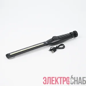 Фонарь аккумуляторный автомобильный 8Вт 500лм аккум. Li-ion 2.1А.ч диммир. GAUSS GF801