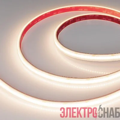 Лента светодиодная RTW-PS-A240-12mm 24V Warm 3500К 19Вт/м IP67 CRIgt;90 герметичная (уп.5м) Arlight 052643