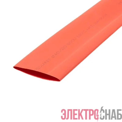 Трубка термоусадочная 40.0/20.0 1м красн. Rexant 24-0004