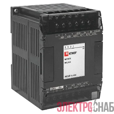 Модуль аналогового ввода REMF 4 PRO-Logic EKF REMF-A-4AI
