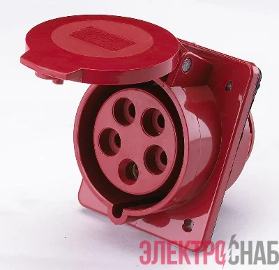 Розетка щитовая СП 425 РЩ-102 32А 3P+PE+N 380В IP44 DEKraft 26055DEK