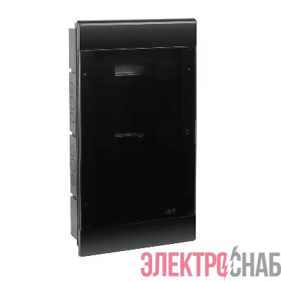 Щиток СП Тусо 36мод. с двер. 547х299х103мм черн. Ruvinil 68136Ч