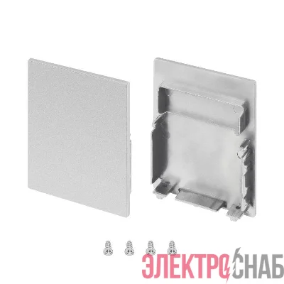 Заглушка SL-LINE-4050-3L-LOW глухая пластик (комплект) Arlight 044674