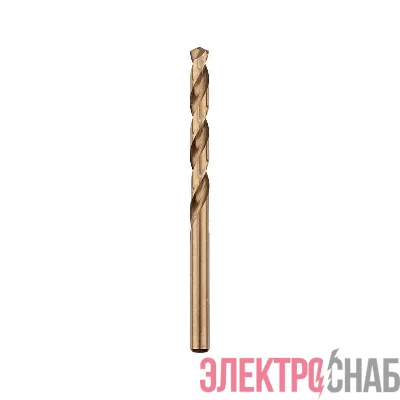 Сверло по металлу 7мм "Кобальт" (сталь HSS-Co 5% M35 P6M5K5) (уп.1шт) DIN 338 Rexant 91-0509