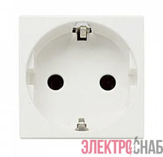 Механизм розетки Zenit 16А 250В с заземл. бел. ABB 2CLA228860N1101