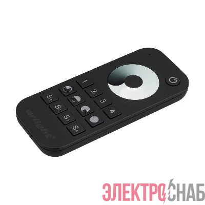 Пульт SMART-R24-DIM Black (4 зоны 2.4G) IP20 пластик Arlight 023475
